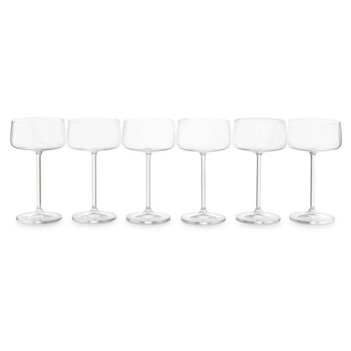 Alex 6-Piece Mocktail Crystal Glass Set 220Ml -Clear Pan Home