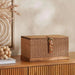 Alexa Veneer  Storage Box  30X17X16Cm - Brown Pan Home