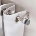 Alexin 16/19Mm Single Curtain Rod Extendable 120X210Cm-Silver Pan Home