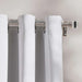 Alexin 16/19Mm Single Curtain Rod Extendable 120X210Cm-Silver Pan Home