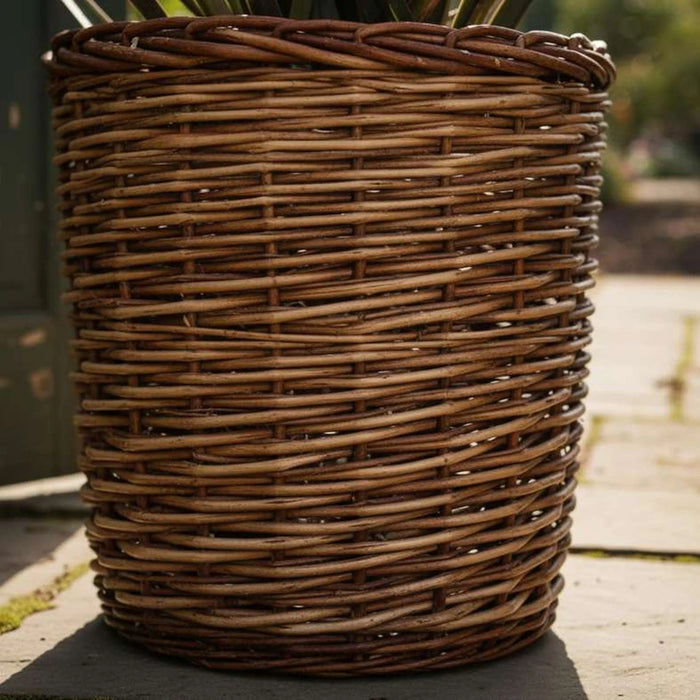 Alexis Willow Planter  Dia41X37Cm - Natural Pan Home