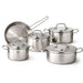 Alfa 9-Piece Cookware Set -Chrome Pan Home