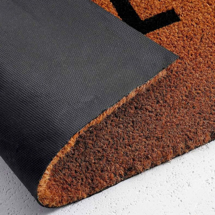 Alfie Hello Door Mat 45X75Cm-Natural/Black