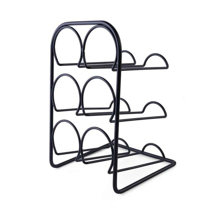Alfio 3-Tier Bottle Holder 33X23X21Cm - Black