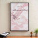 Alhamdulillah Calligraphy Canvas Wall Art 60X90Cm - Pink Pan Home