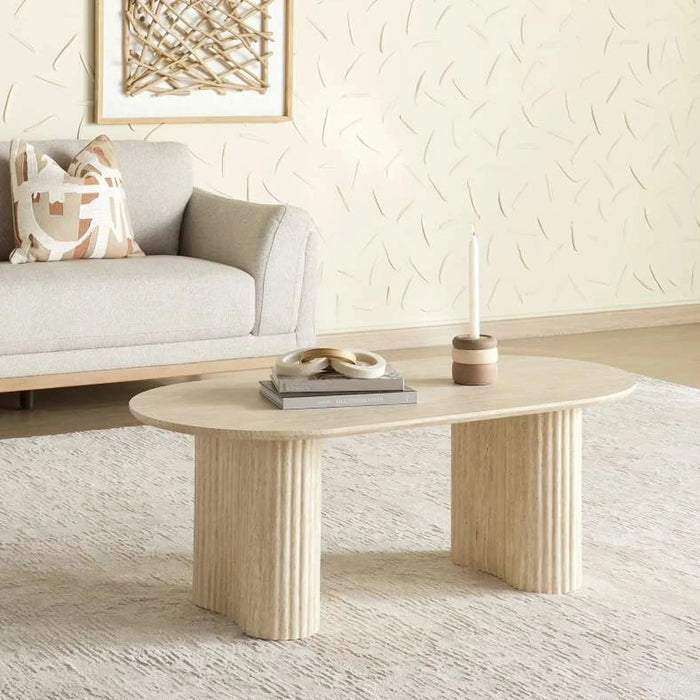 Alhecka Coffee Table - Beige