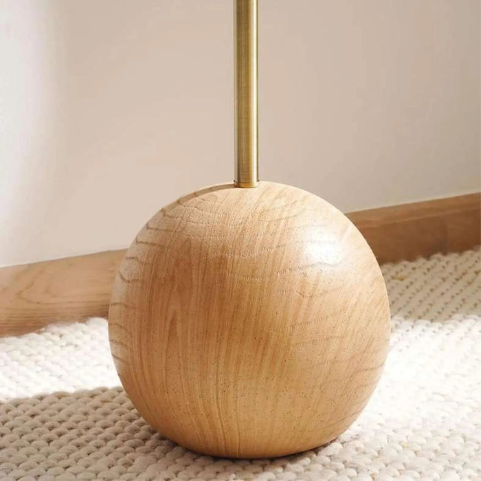 Alhodya E-27 Resin Floor Lamp Dia 26.5X155Cm - Natural