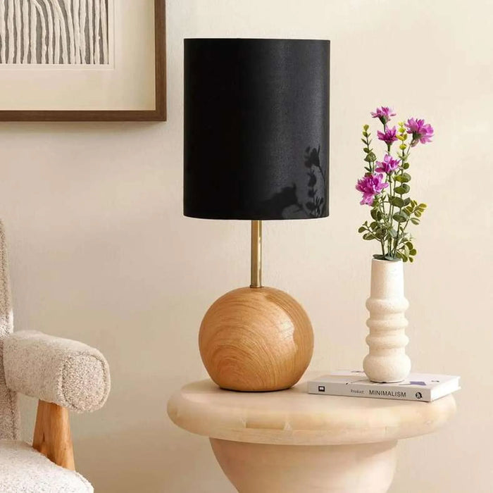 Alhodya E-27 Resin Table Lamp Dia 25.4X61Cm - Natural