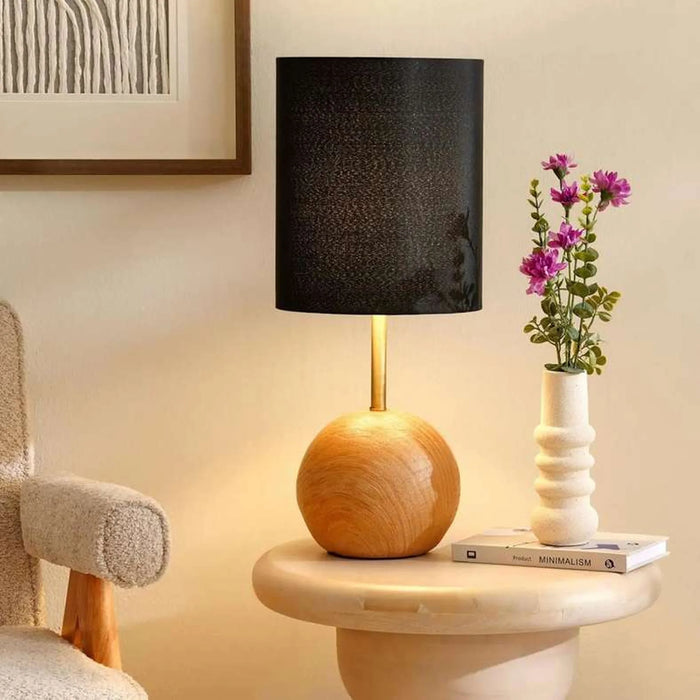 Alhodya E-27 Resin Table Lamp Dia 25.4X61Cm - Natural