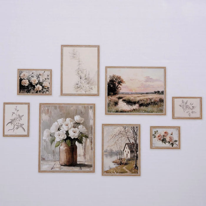Alicia 8 Piece Photo Collage - Beige
