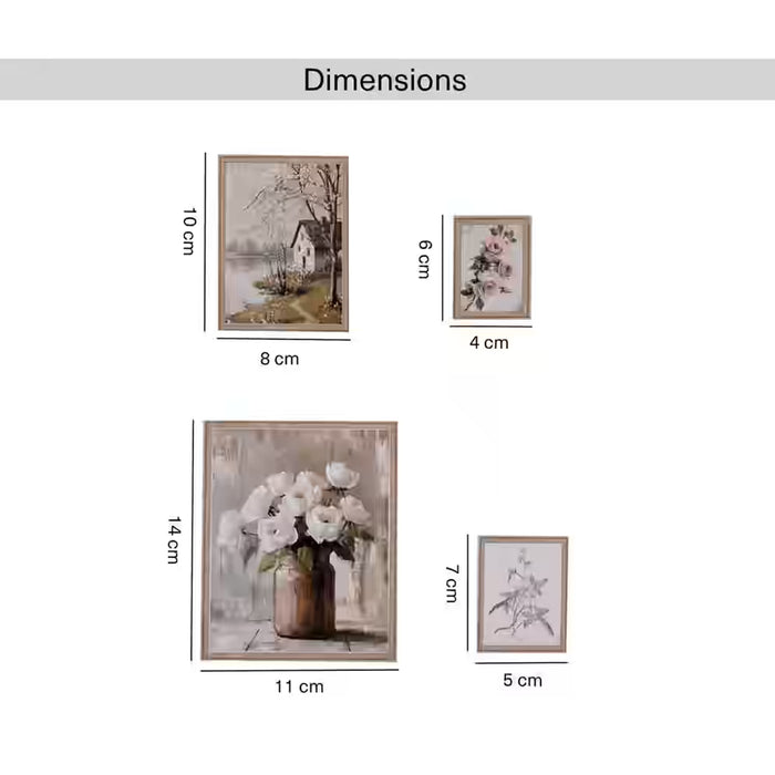 Alicia 8 Piece Photo Collage - Beige