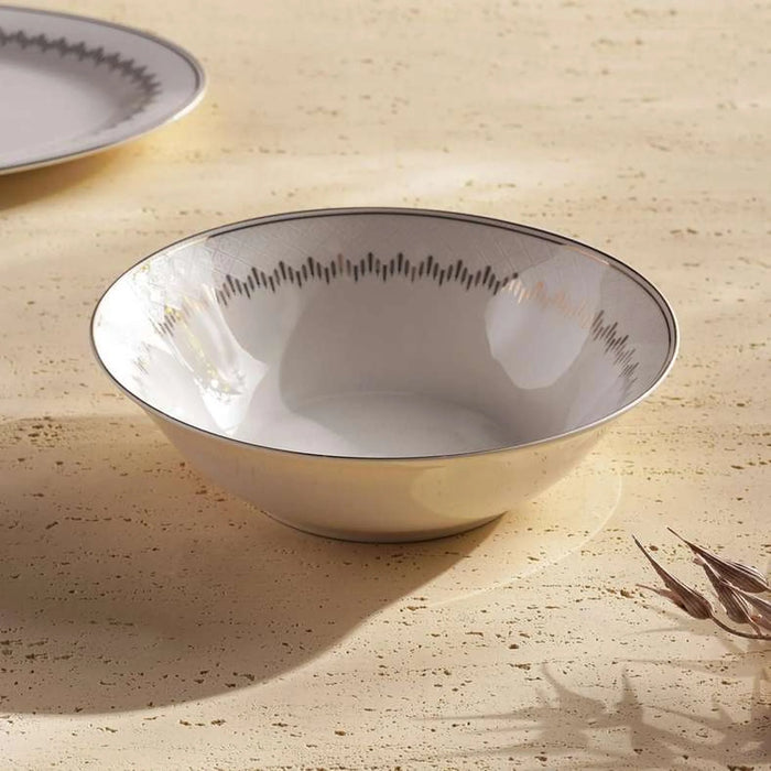 Alina New Bone China Cereal Bowl Dia14Cm -White