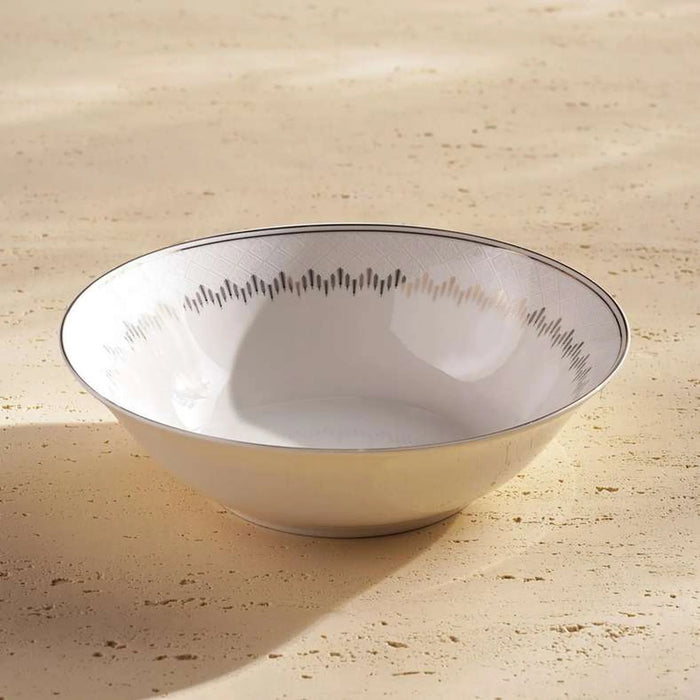 Alina New Bone China Salad Bowl Dia22.8Cm -White