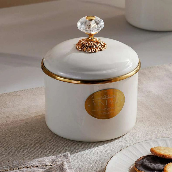 Alinna Canister 950Ml -White