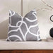 Alinza Chenile Jarquard Filled Cushion 45X45Cm - Grey Pan Home