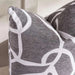 Alinza Chenile Jarquard Filled Cushion 45X45Cm - Grey Pan Home