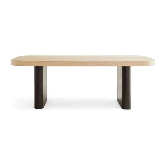 Alitta New 8 Seater Dining Table Veneer - Natural Black