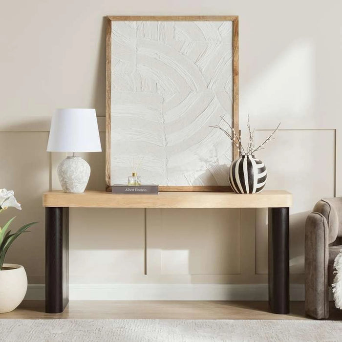 Alitta New Console Table Veneer - Natural Black
