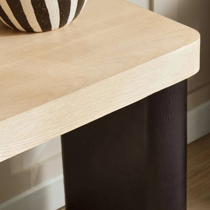 Alitta New Console Table Veneer - Natural Black