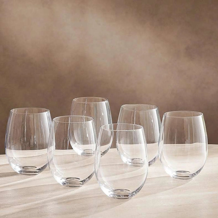 Alma 6-Piece Tumbler Glass Set 750Ml -Clear