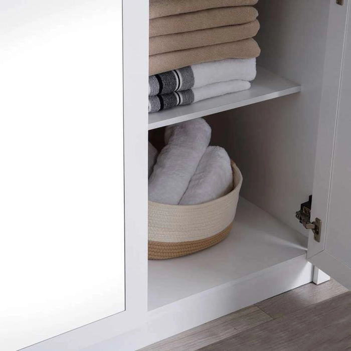 Almada 3 Door Wardrobe - White