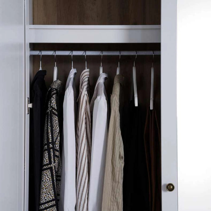 Almada 3 Door Wardrobe - White