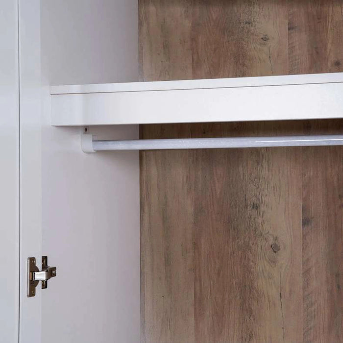 Almada 3 Door Wardrobe - White