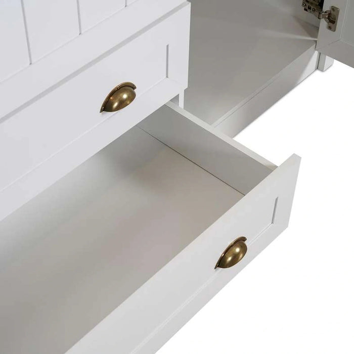 Almada 4 Door Wardrobe - White Pan Home