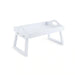 Almora Sofa Tray With Foldable Legs 30X20.8X18.5Cm- White Pan Home