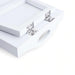 Almora Sofa Tray With Foldable Legs 30X20.8X18.5Cm- White Pan Home