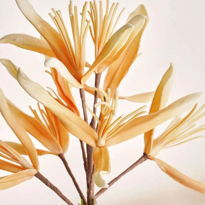 Aloe Artificial Stem Flower H80Cm - Cream