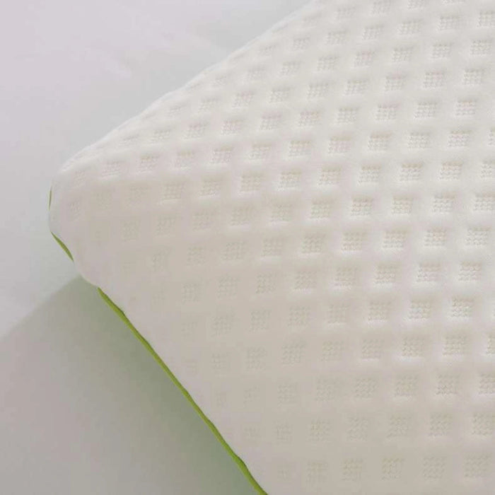 Aloe Vera Infused Memory Foam Pillow 13Cm - Green Pan Home
