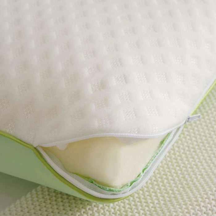 Aloe Vera Infused Memory Foam Pillow 13Cm - Green Pan Home