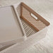 Alpha Basket With Lid 58X42X18Cm-Beige Pan Home