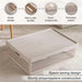 Alpha Basket With Lid 58X42X18Cm-Beige Pan Home