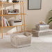 Alpha Basket With Lid 58X42X18Cm-Beige Pan Home