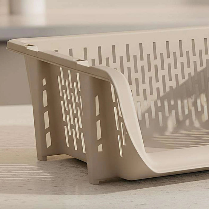 Alpha Shelf Basket - Beige Pan Home