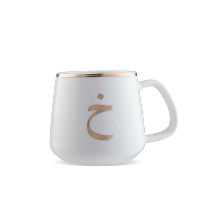 Alphabet Arabic Khaa Mug 380Ml - White