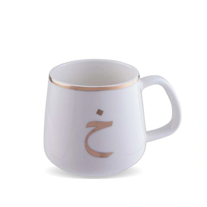 Alphabet Arabic Khaa Mug 380Ml - White