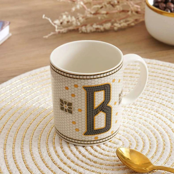 Alphabet B Mug 300Ml -White