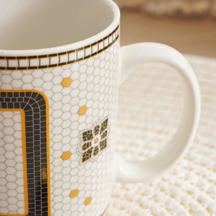 Alphabet D Mug 300Ml -White