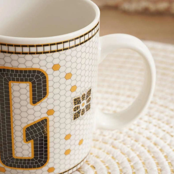 Alphabet G Mug 300Ml -White