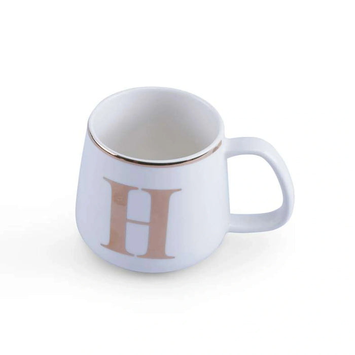 Alphabet H Mug 380Ml -White