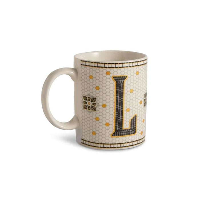 Alphabet L Mug 300Ml -White