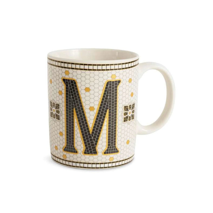 Alphabet M Mug 300Ml -White