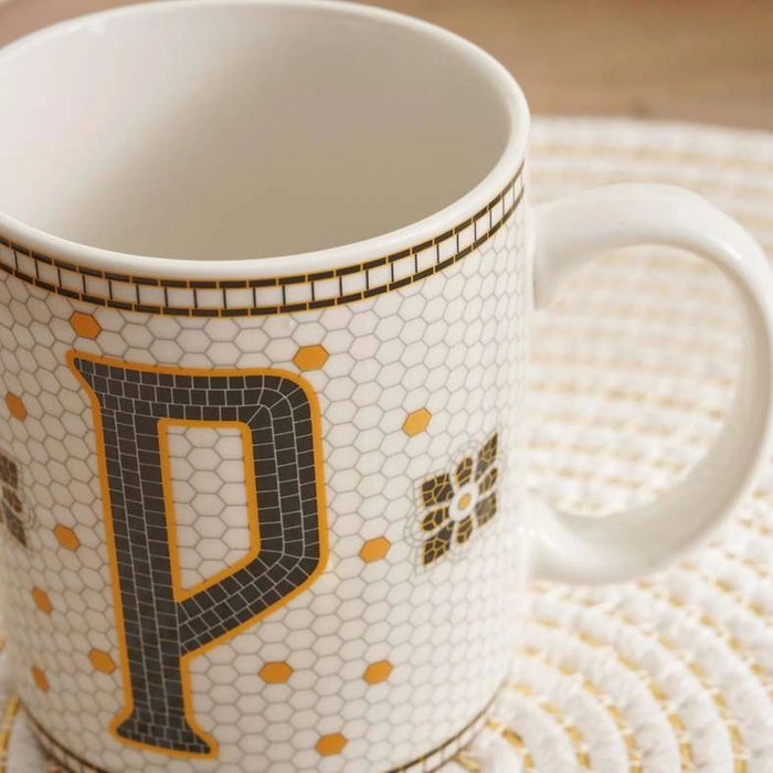 Alphabet P Mug 300Ml -White