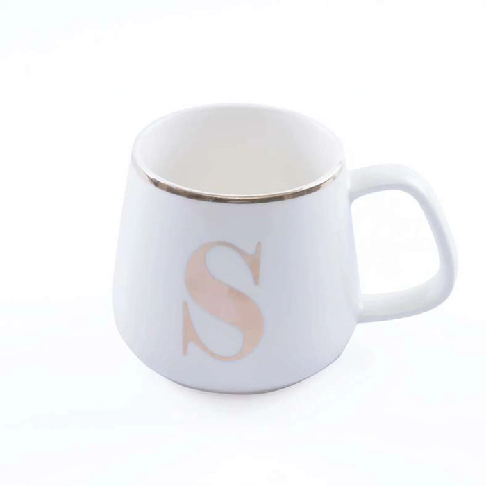 Alphabet S Mug 380Ml -White