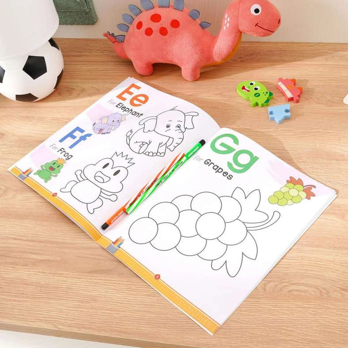 Alphabets 16 Page Coloring Book -Multi