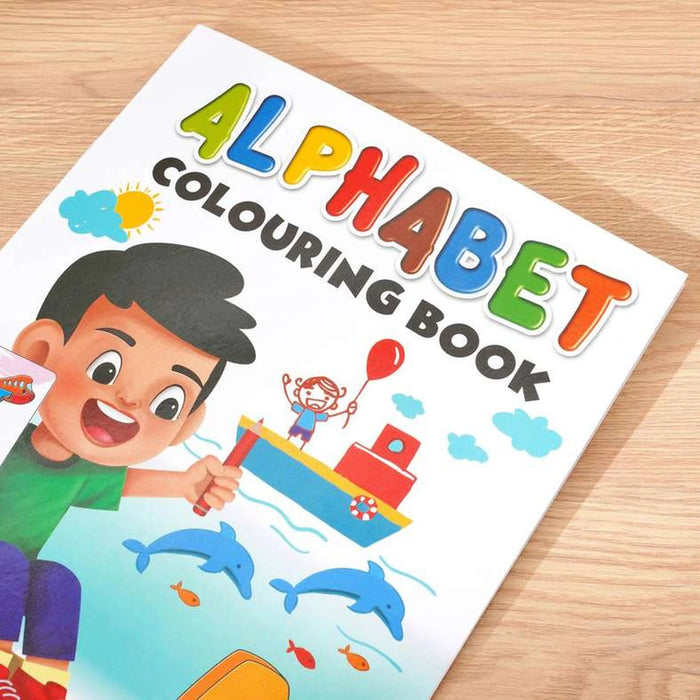 Alphabets 16 Page Coloring Book -Multi