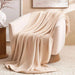 Alphard Knitted Throw - Beige Pan Home